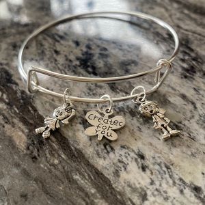 Charm Bangle Bracelet